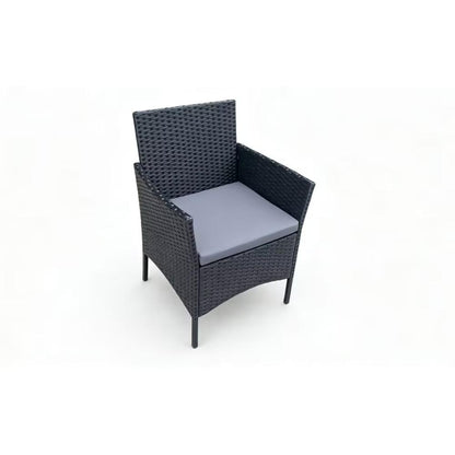 Sala de Terraza Mime · Negro y Gris