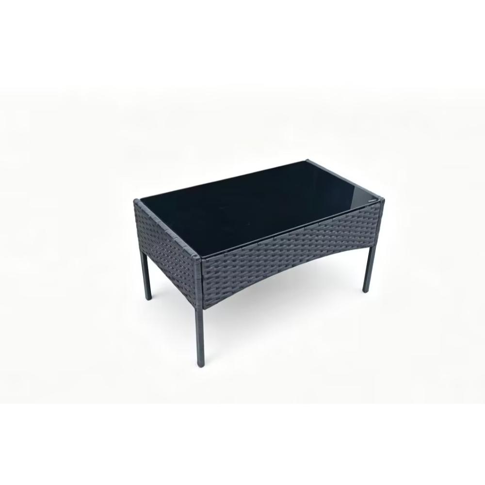 Sala de Terraza Mime · Negro y Gris