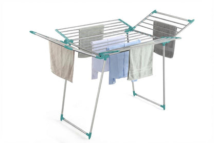 Tendedero de Piso Drymax · Gris y Azul