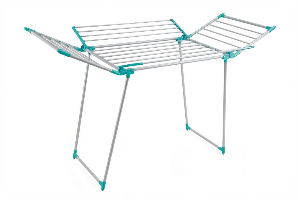 Tendedero de Piso Drymax · Gris y Azul