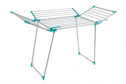 Tendedero de Piso Drymax · Gris y Azul