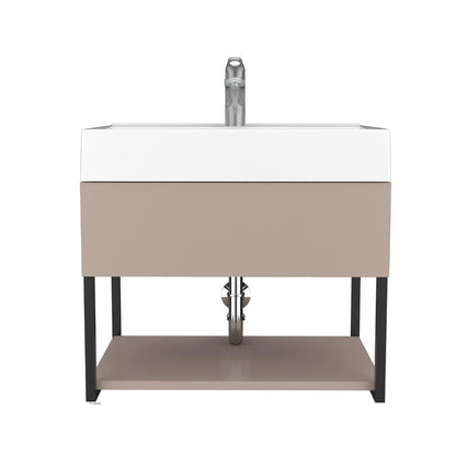 Mueble Lavamanos Zafi color Cocoa para Baño.