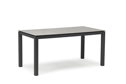 Comedor de exterior Jónico negro con mesa y 4 sillas de rattan sintético – vista 4