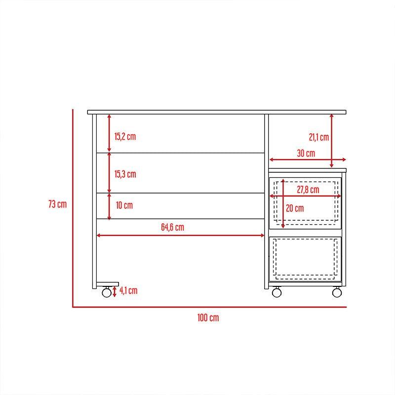 Combo para Habitación Fresno, incluye Cama y Escritorio.