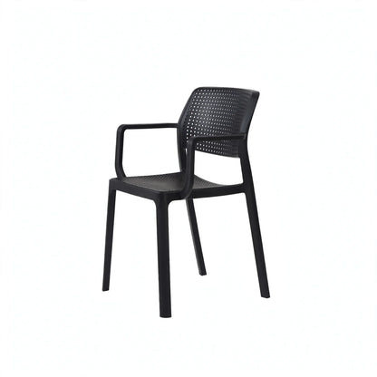 Sillas de Exterior Bilin, Wengue, con Cómodo Espaldar